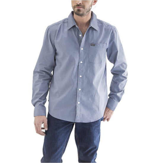 Kimes Ranch Men's Linville Long Sleeve Navy Button-Down Shirt LINL-NVY