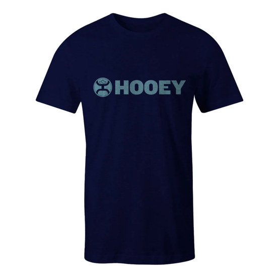 Hooey Men's "Lock-Up" Logo Navy Blue HT1407BL
