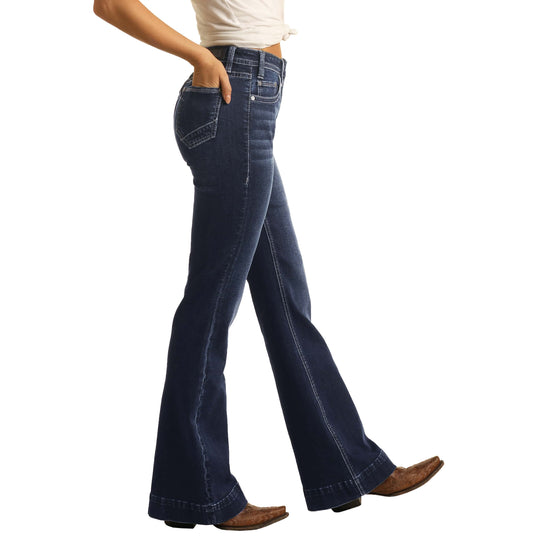 Rock & Roll Denim High Rise Trouser Extra Stretch Jeans W8H4165