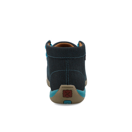 Load image into Gallery viewer, Twisted X Ladies Nano Chukka Dark Teal Driving Moc Shoe WDMNT01

