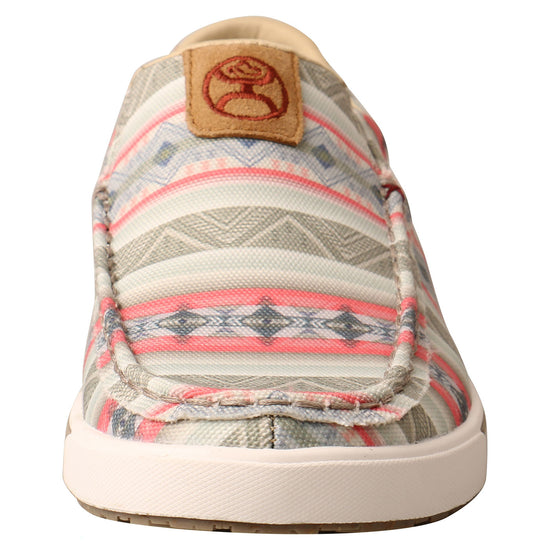 Twisted X Ladies Hooey Loper Pink Aztec Slip-On Shoes WHYC021