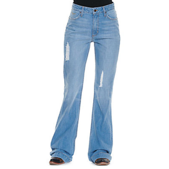 Kimes Ranch® Ladies Jennifer Sugar Fade Washed Flare Jeans WJ-1051419