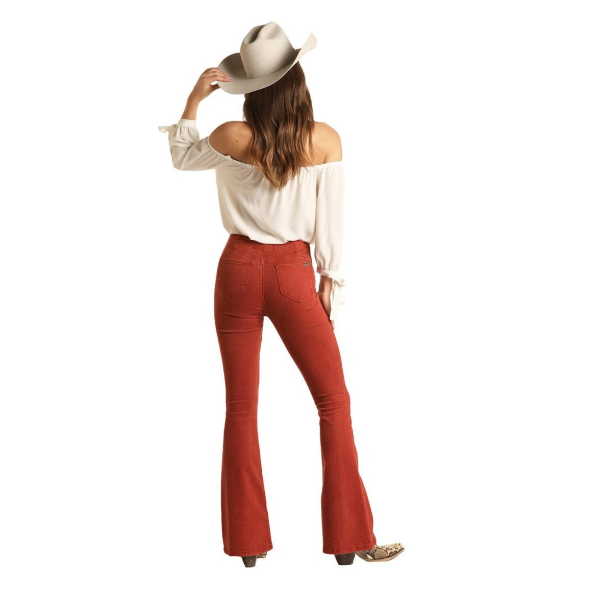 Rock and Roll Cowgirl® Girls' Red Flare Jean - Fort Brands