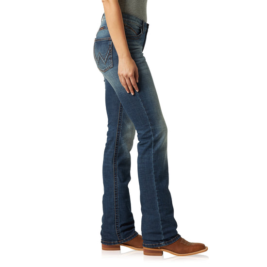 Wrangler Ladies Ultimate Riding® Willow Mid-Rise Boot Cut Jeans WRW60RA