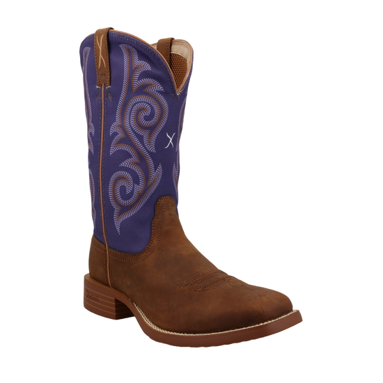Twisted X Ladies 11 Inch Tech X™ Brown Square Toe Boots WXTR009