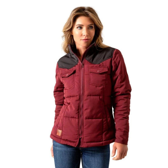 Kimes Ranch Ladies Wyldfire Dark Wine Jacket WJA0000006-RD02