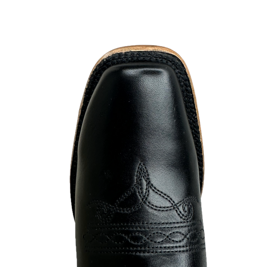 Corral Ladies Full Black Embroidered Square Toe Boots Z5167