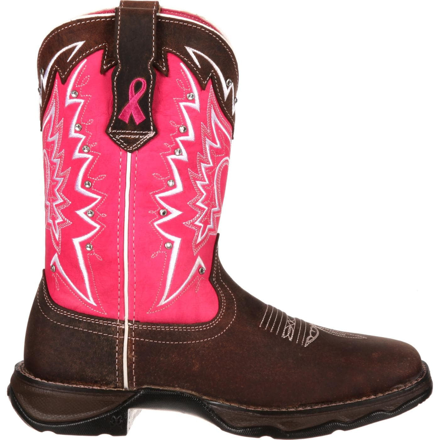 Durango Ladies Pink Ribbon Breast Cancer Awareness Boots RD3557 - Wild West Boot Store - 2