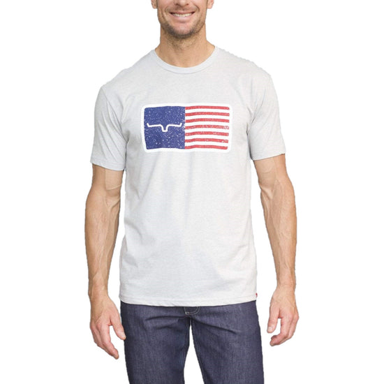 Kimes Ranch Men's American Trucker Grey Silk T-Shirt AMTR-GS