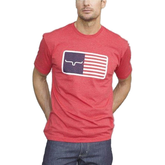 Kimes Ranch Men's American Trucker Red T-Shirt 012018