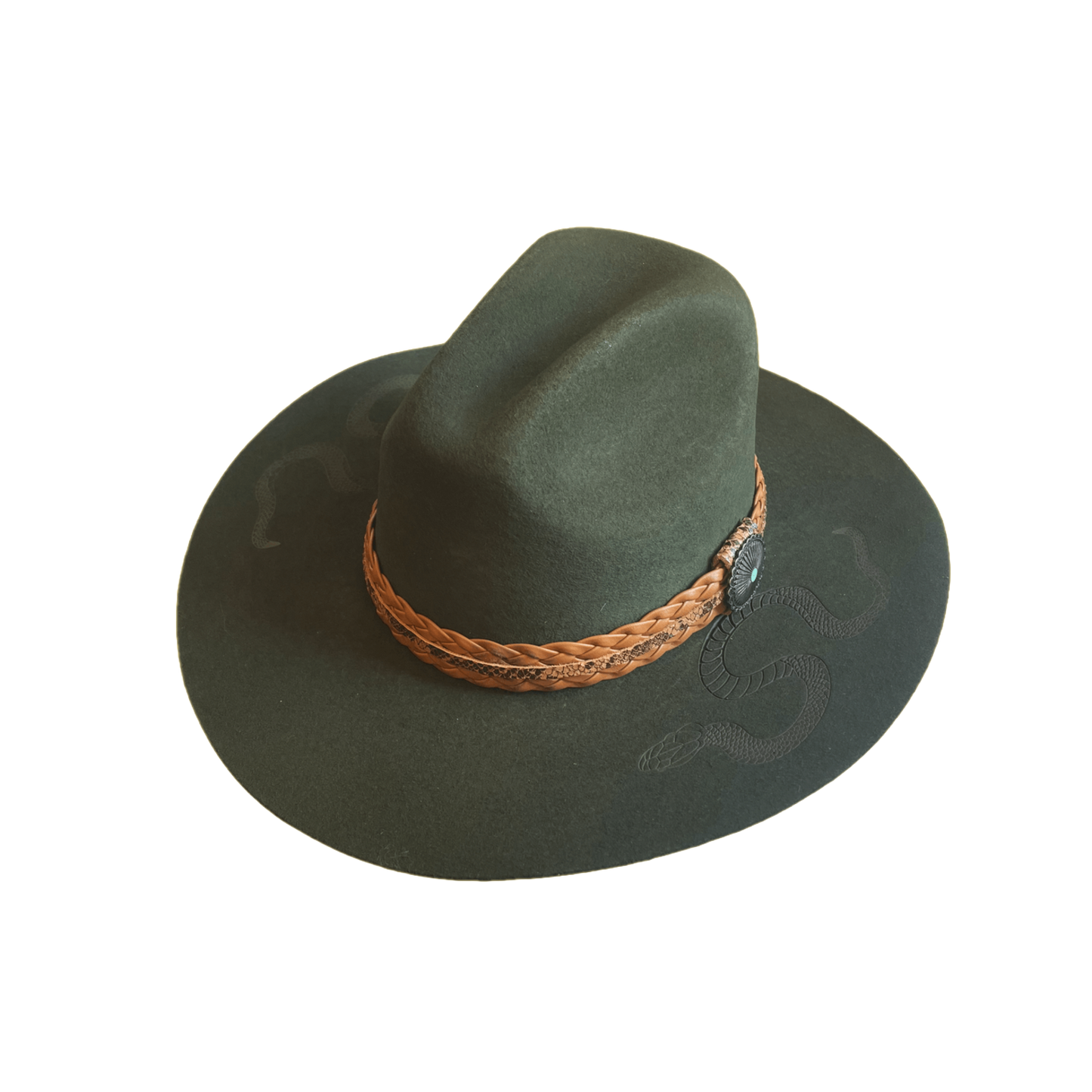 Corral Ladies Cassidy Green Western Felt Hat LFX3222634CASS