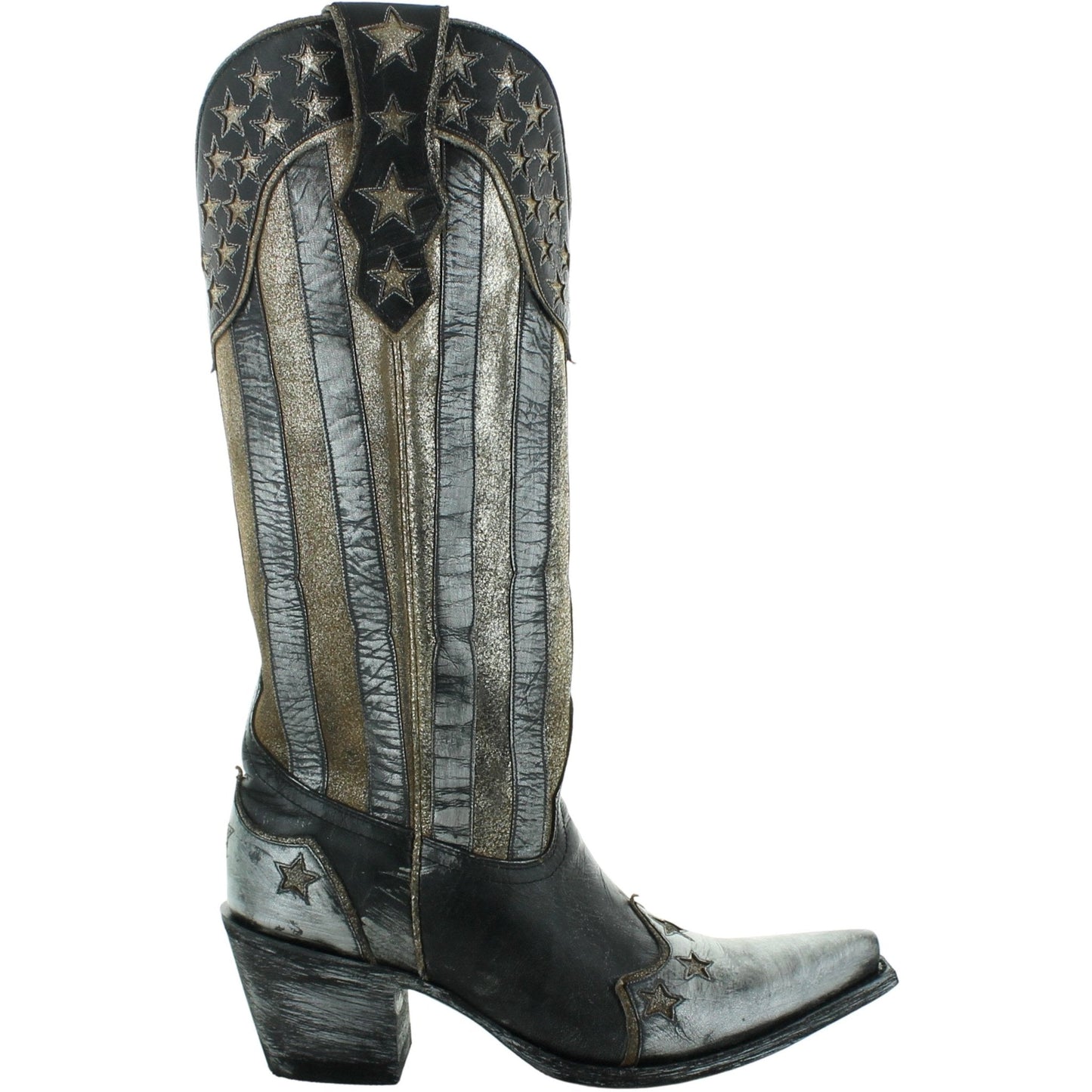 Yippee Ki Yay by Old Gringo Ladies Bloom Stars & Stripes Boots YL470-1