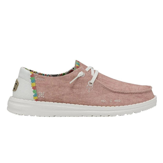 Load image into Gallery viewer, Hey Dude Ladies Wendy Boho Rose Pink Slip On Shoes 40054-662
