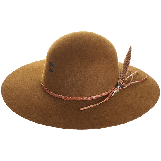 Charlie 1 Horse Acorn Brown Wanderlust Felt Hat CWWDLT 003611