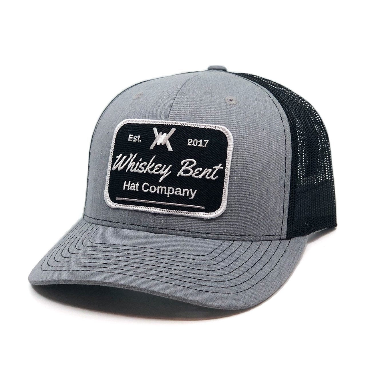Whiskey Bent Men's Cheyenne Black Snapback Hat WB02-BK