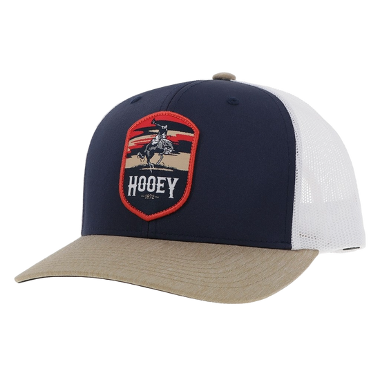 Hooey Cheyenne Graphic Navy & White Trucker Cap 2444T-NVWH