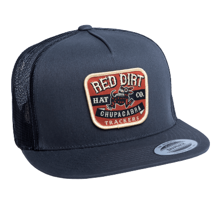 Red Dirt Hat Co.® Men's Chupacabra Charcoal Black Snapback Hat RDHC206