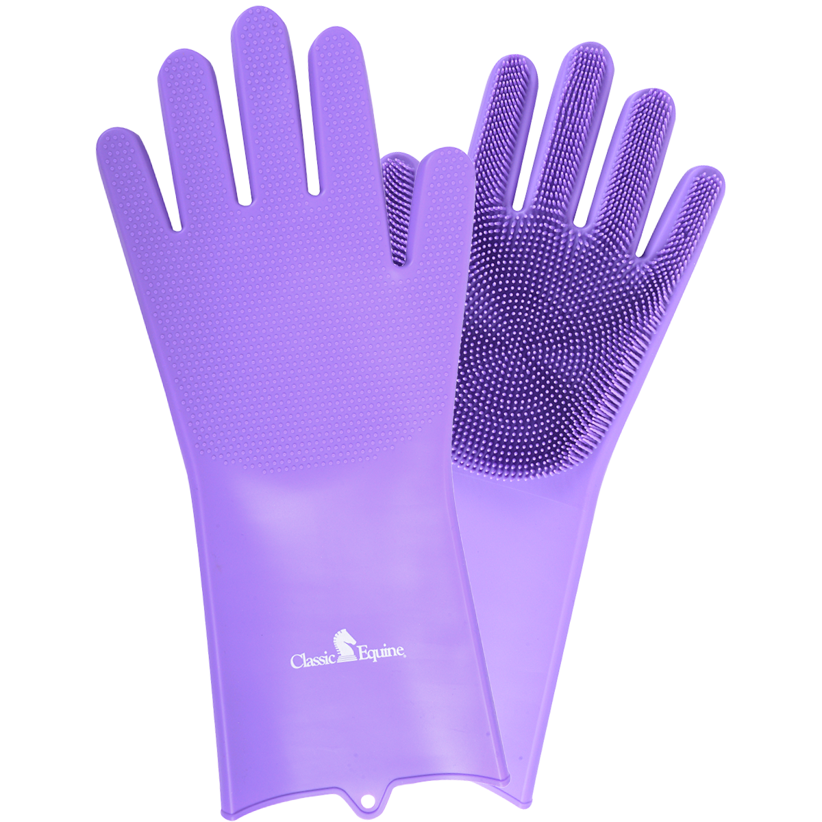 Classic Equine Wash Glove Purple