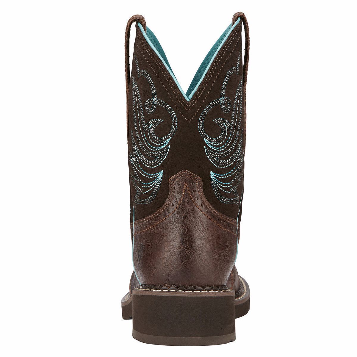 Ariat Ladies Fatbaby Heritage Dapper Royal Choc Short Boots 10016238 - Wild West Boot Store