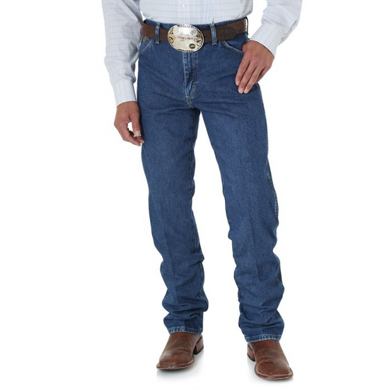 Wrangler Mens George Strait Cowboy Cut Original Fit Blue Jeans 13MGSHD