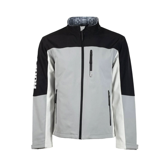 Hooey Men's Softshell Grey & Black Logo Jacket HJ092CH