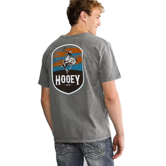 Hooey® Men's Cheyenne Short Sleeve Grey T-Shirt HT1548GY