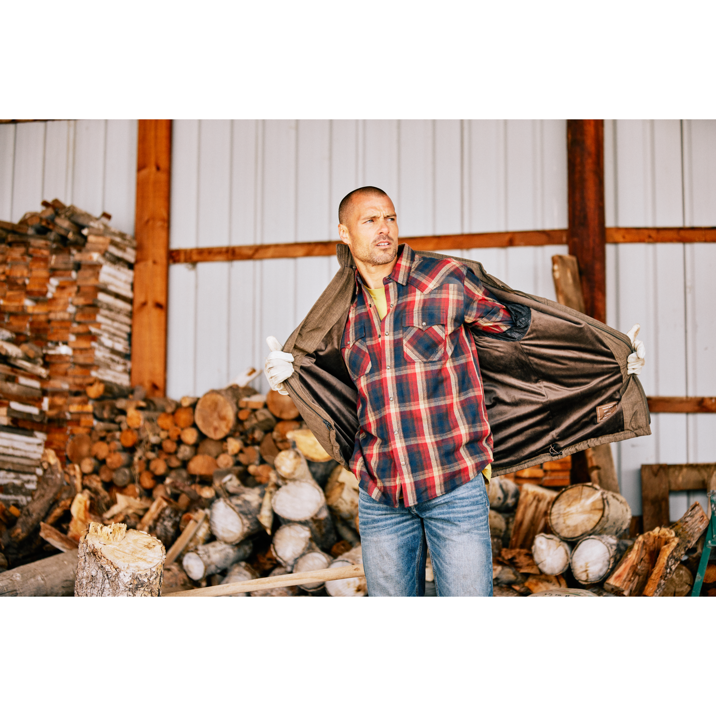 Ariat® Men's Crius Insulated Concealed Carry Crocodile Jacket 10041575