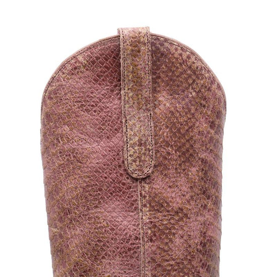 Junk Gypsy By Lane Ladies Desert Highway Pink Snake Print Boots JG0064A