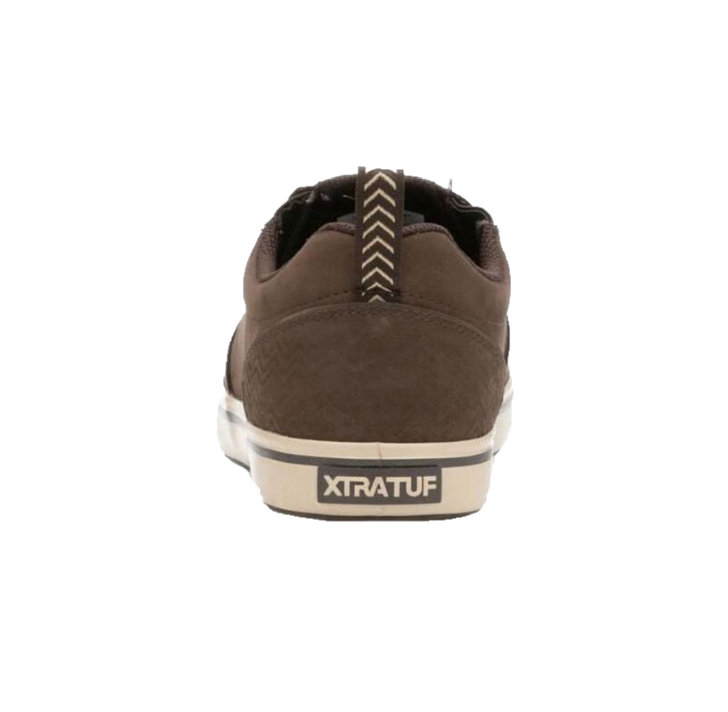 XTRATUF® Men's Sharkbyte Leather Deck Chocolate Slip On Shoes 22501