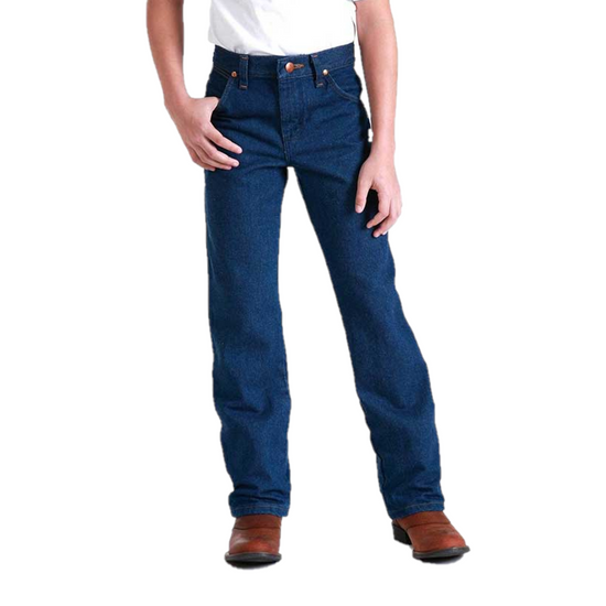 Wrangler Boys Original Fit Cowboy Cut Prewashed Indigo Jeans 13MWZJP