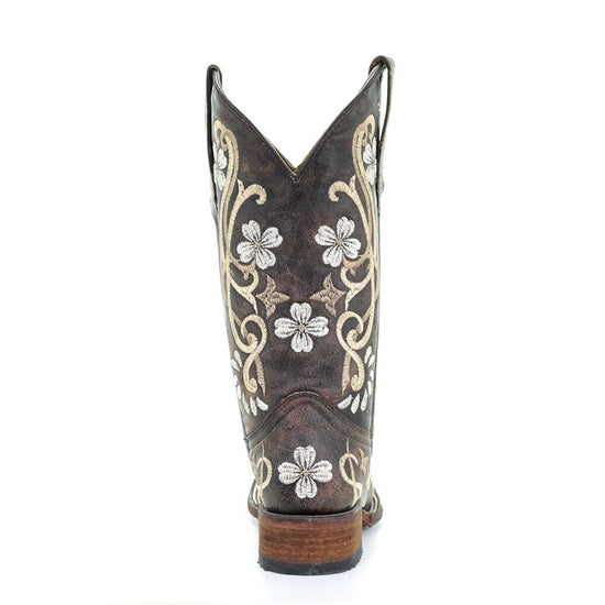 Circle G By Corral Ladies Shedron/Beige Floral Embroidered Boot L5270 - Wild West Boot Store