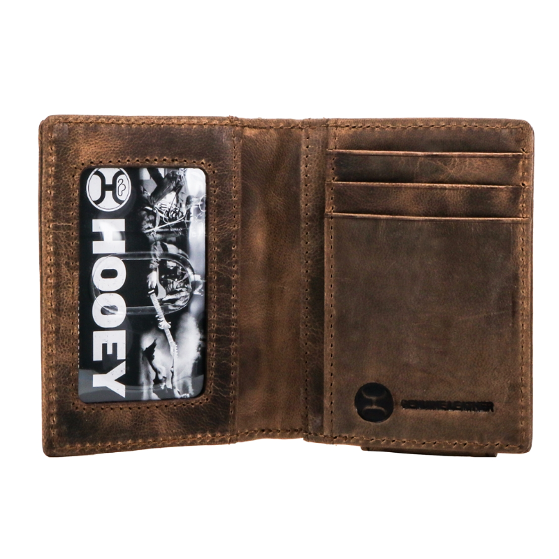 Hooey "Liberty Roper" Bi-Fold Money Clip Wallet HFW003-BRBK