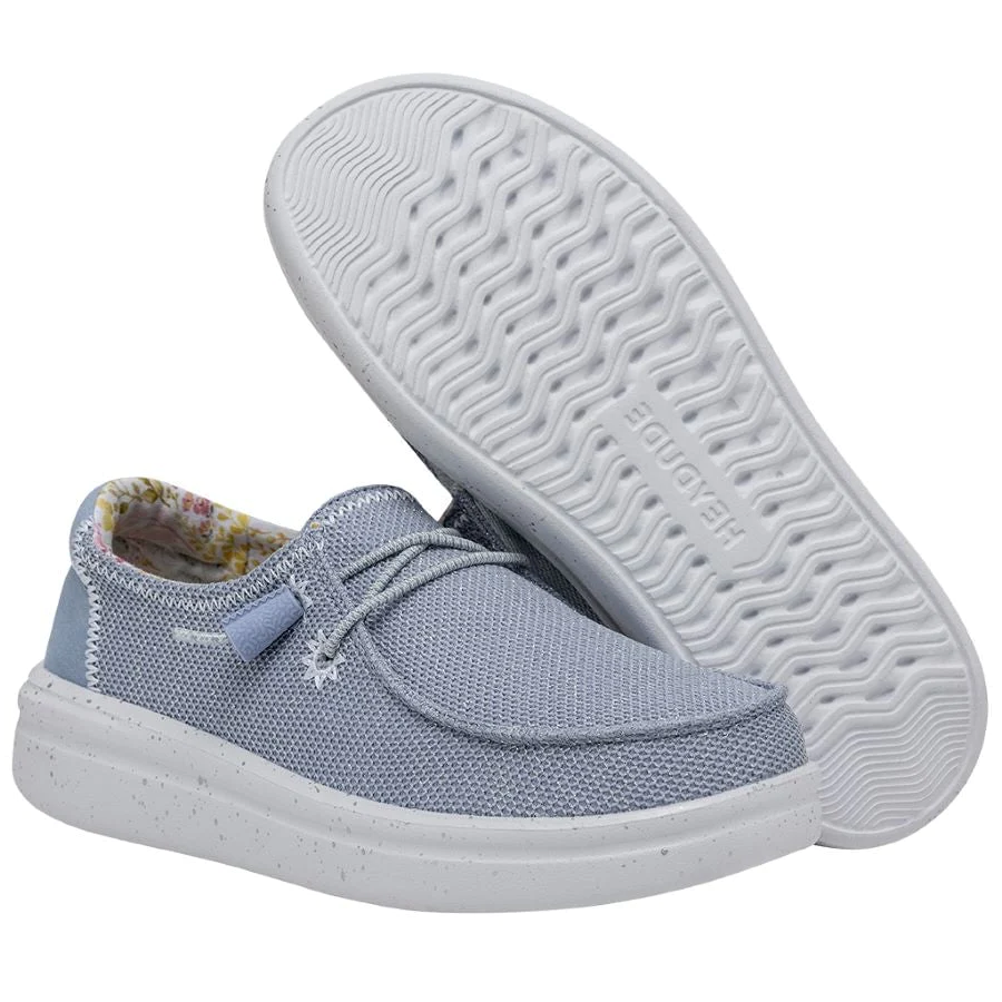 Hey Dude Ladies Wendy Rise Stretch Lilac Slip On Shoes 40076-535