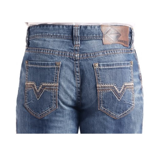 Rock & Roll Denim Men's Double Barrel Straight Jeans M0S2351