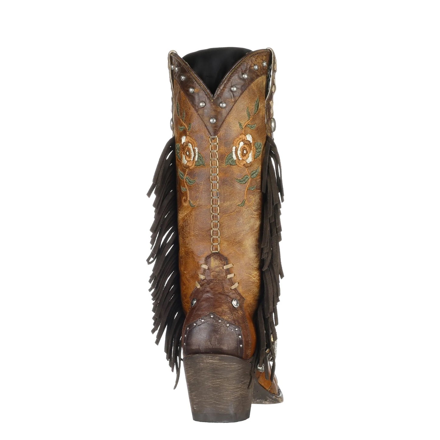 Yippee Ki Yay by Old Gringo Ladies Marielle Brown Floral Boots YBL498-1