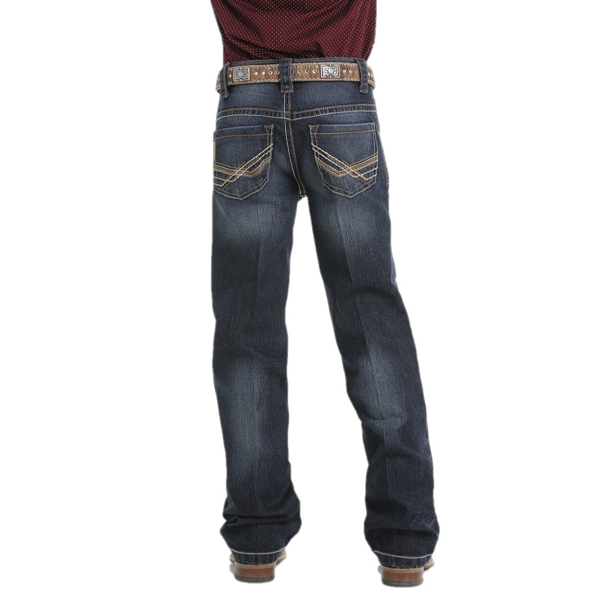 Cinch Boy's Relaxed Performance Stretch Boot Cut Jeans MB16682003
