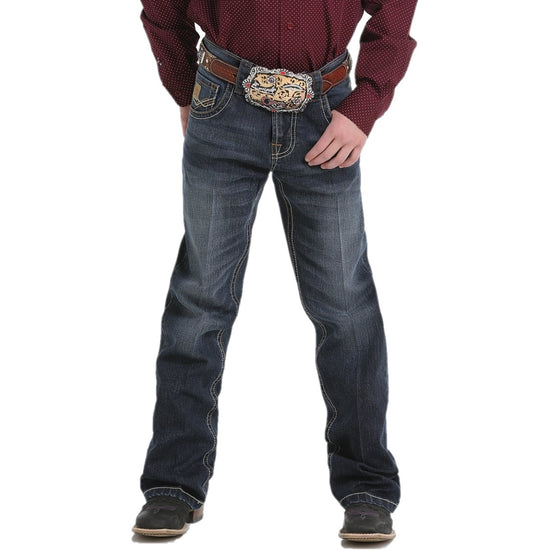 Cinch Boy's Relaxed Performance Stretch Boot Cut Jeans MB16682003