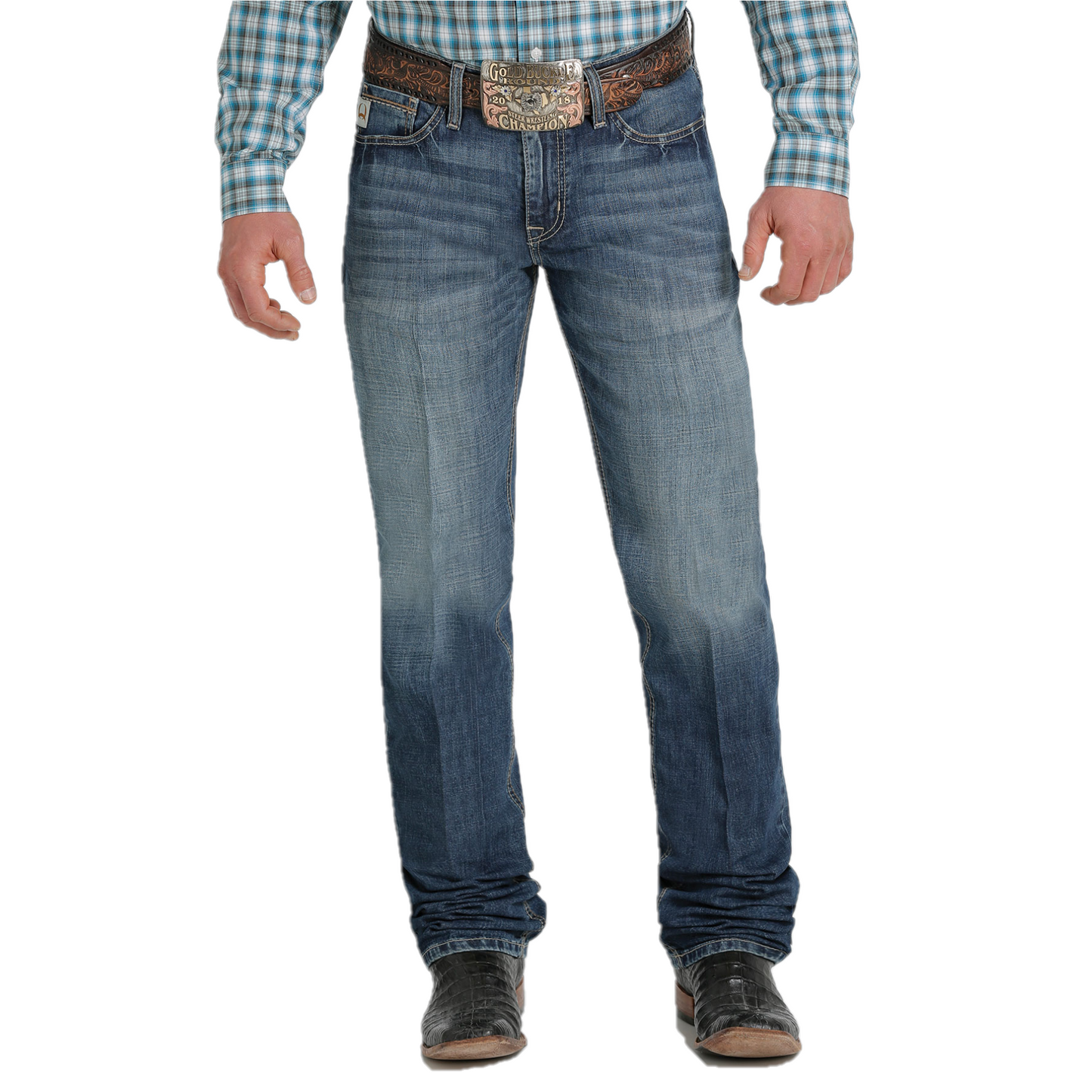 Cinch® Men's Jesse Mid Rise Slim Straight Denim Jeans MB53838001