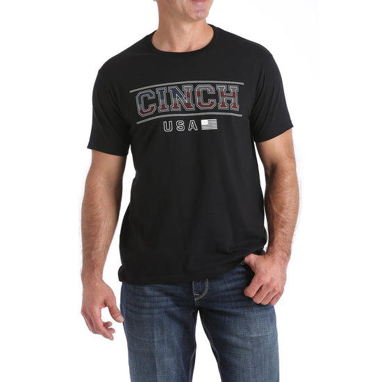 Load image into Gallery viewer, Cinch Men&amp;#39;s Classic Logo Black T-Shirt MTT1690376
