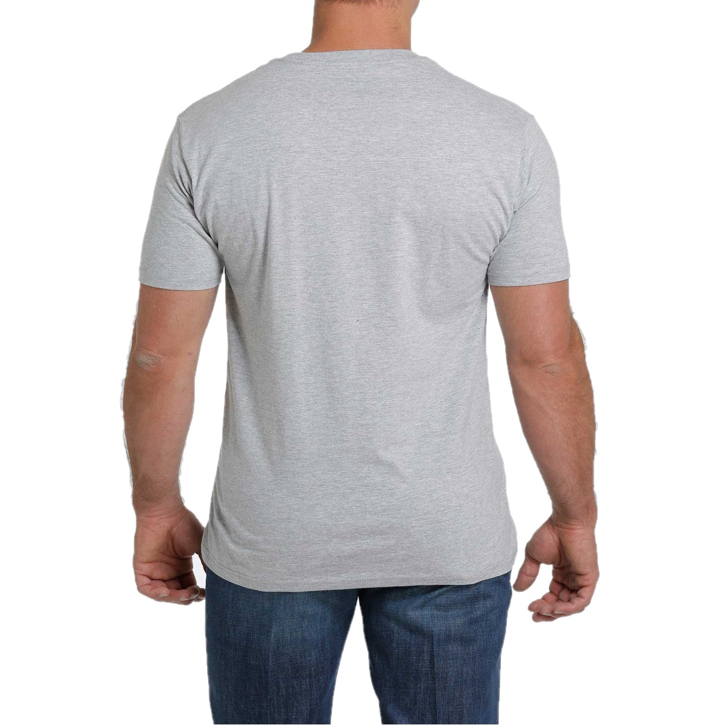 Cinch Men's Short Sleeve Heather Grey T-Shirt MTT1690453