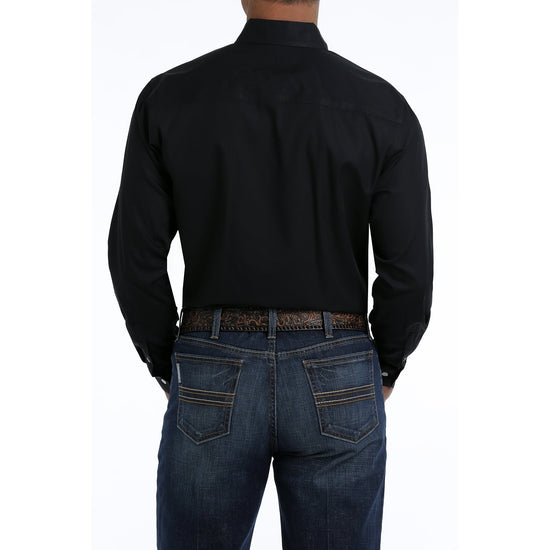 Cinch Men's Modern Fit Black Button Down Shirt MTW1347019