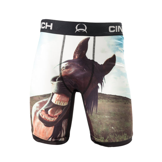 Cinch Men's Clyde The Horse 9" Boxer Brief Underwear MXY6010001