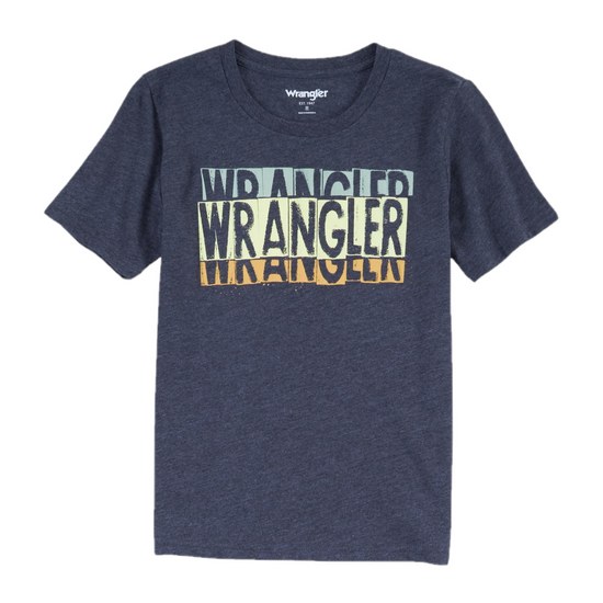 Wrangler® Boy's Short Sleeve Graphic Charcoal Heather T-Shirt 112315056