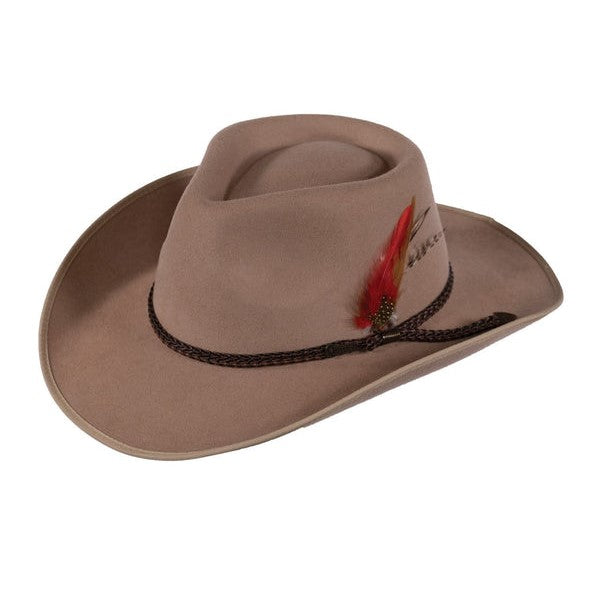 Outback Trading & Company Santa Fe Khaki Wool Water Resistant Hat 1109-KKI