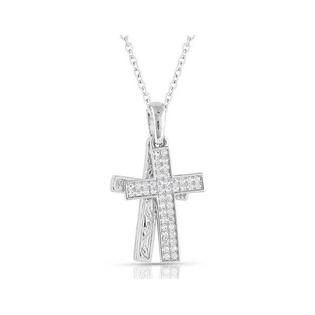 Montana Silversmiths® Country Charm Silver Cross Necklace NC5164