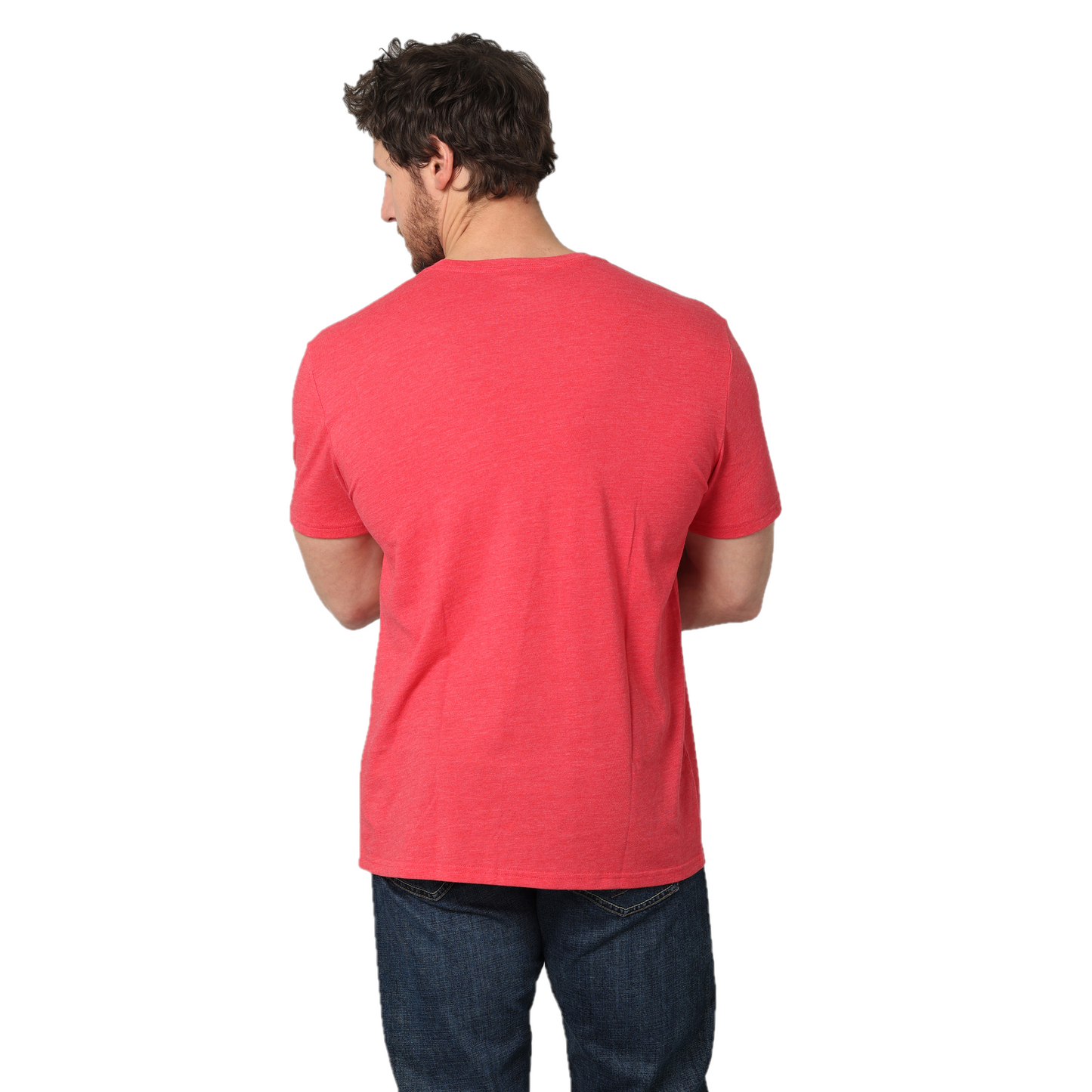 Wrangler Men's Logo Red Heather Graphic T-Shirt 112315023