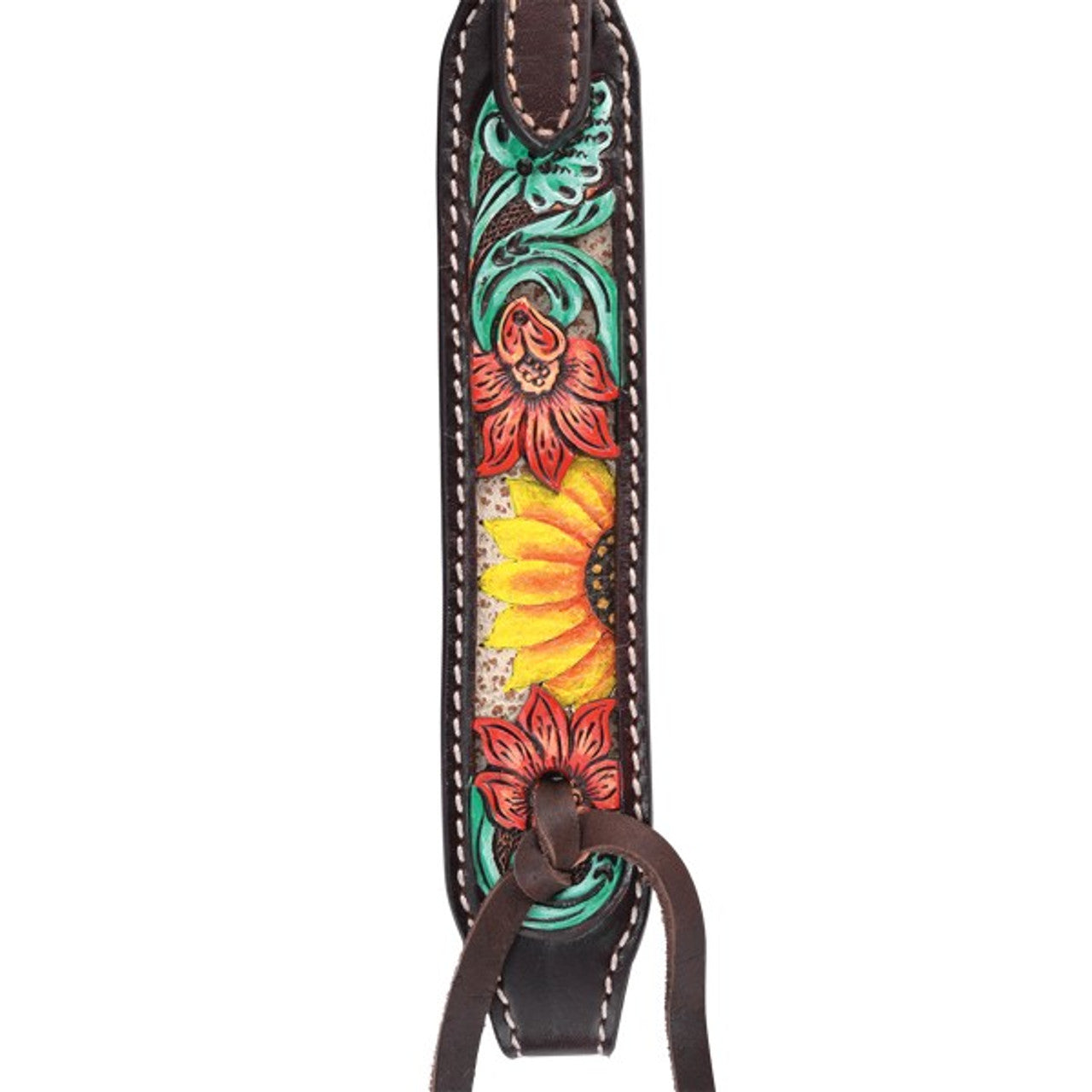 Circle Y Rising Sunflower Browband Headstall
