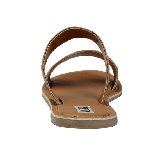 Myra Ladies Genuinity Leopard Cowhide Slip On Flats Sandals S-2989