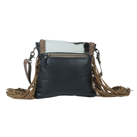 Myra Bag Ladies Oak Forest Leather & Cowhide Handbag S-5181