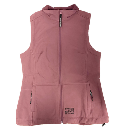 Powder River Outfitters Ladies Softshell Maroon Vest 58-9657-60